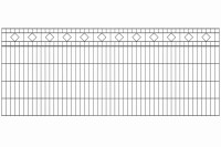 2- teilige Schmuckzaun Doppelstabmatte Fürth