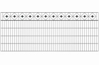 2- teilige Schmuckzaun Doppelstabmatte Nürnberg