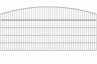 2- teilige Schmuckzaun Doppelstabmatte Oberstdorf